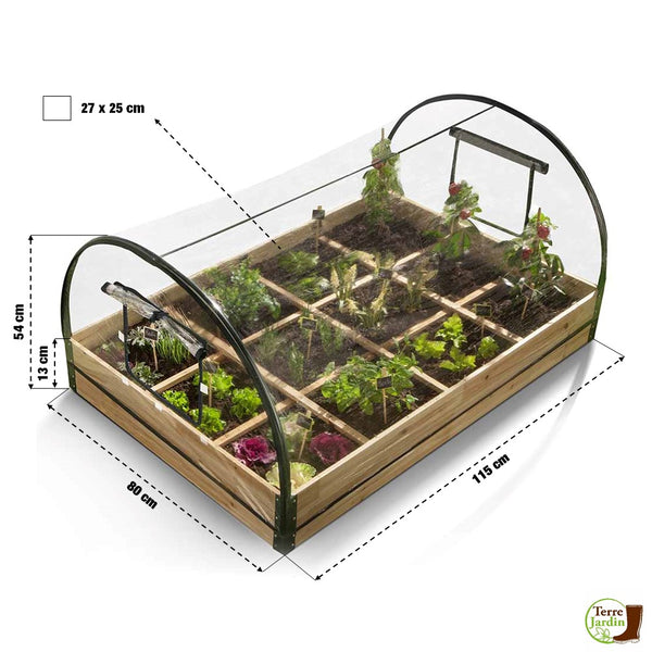 SERRE POTAGER 12 COMPARTIMENTS (2)