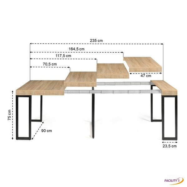 CONSOLE EXTENSIBLE MEMPHIS 235 CM (2)