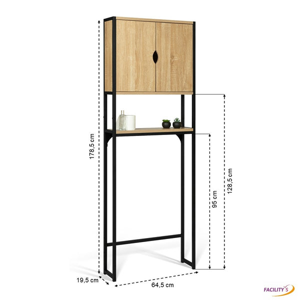 MEUBLE DESSUS WC MEMPHIS AVEC PLACARD (1)