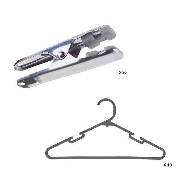 SÉCHOIR EXTENSIBLE GIGA GRIS (9)