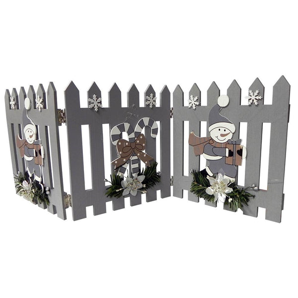 BARRIÈRE DÉCORATIVE POUR SAPIN GRIS (1)