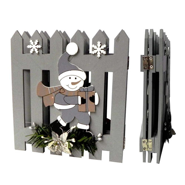 BARRIÈRE DÉCORATIVE POUR SAPIN GRIS (2)